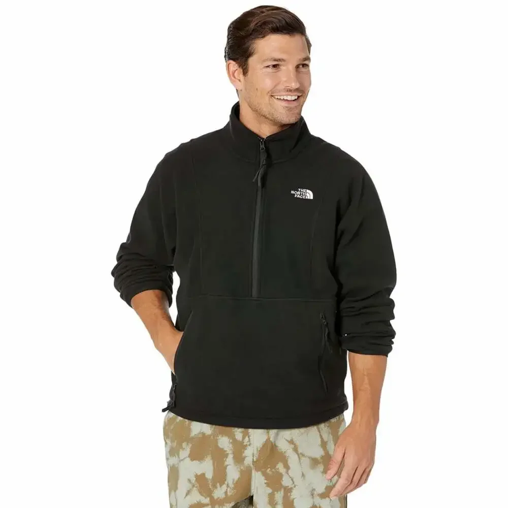 The North Face Men's TKA Attitude 1/2 Zip Fleece Pullover Black XXL